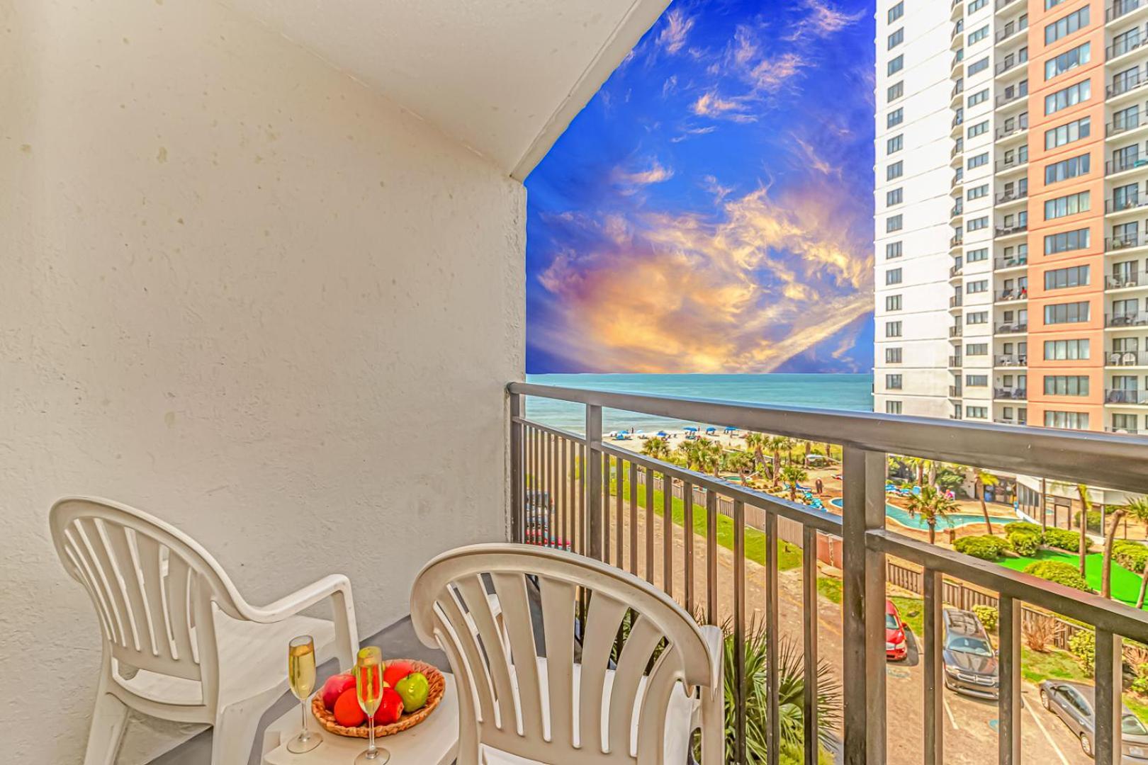 Oceanview 1 Bedroom Suite Landmark Resort 548 Perfect For A Couple Or Party Of 4 Myrtle Beach Ngoại thất bức ảnh